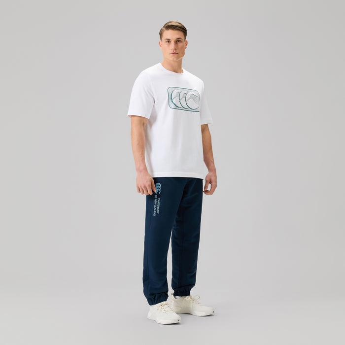 Mens Fundamentals Stadium Pant Navy/Pink