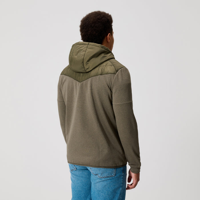 Mens Ireland Hybrid Padded Jacket Green