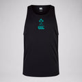Mens Ireland Poly Training Singlet Black