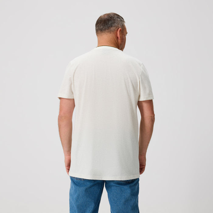 Mens Ireland Team Cotton Tee Cream Marl