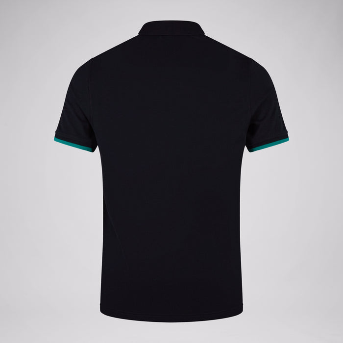 Mens Ireland Team Polo Shirt Black/Green