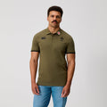 Mens Ireland Team Polo Shirt Khaki