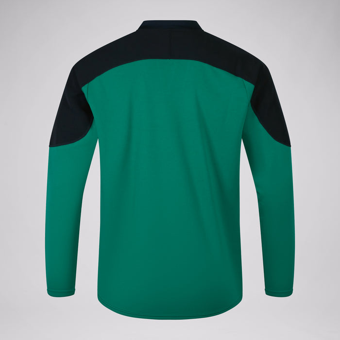 Mens Ireland Tech Drill Top Black/Green