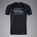 Mens Large Logo Superlight Tee Black