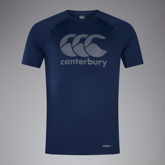 Mens Large Logo Superlight Tee Navy