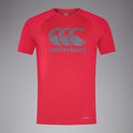 Mens Large Logo Superlight Tee Red