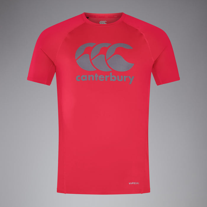 Mens Large Logo Superlight Tee Red