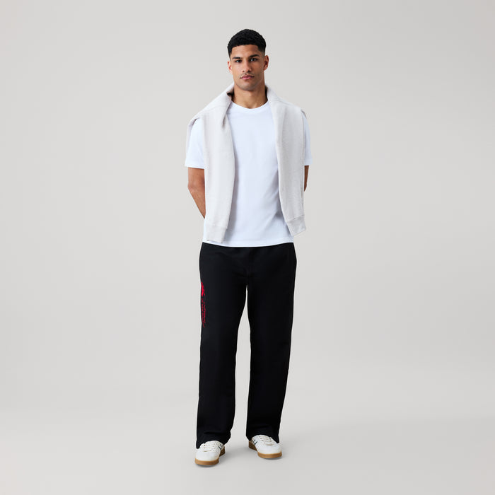 Mens Open Hem Stadium Pant Black