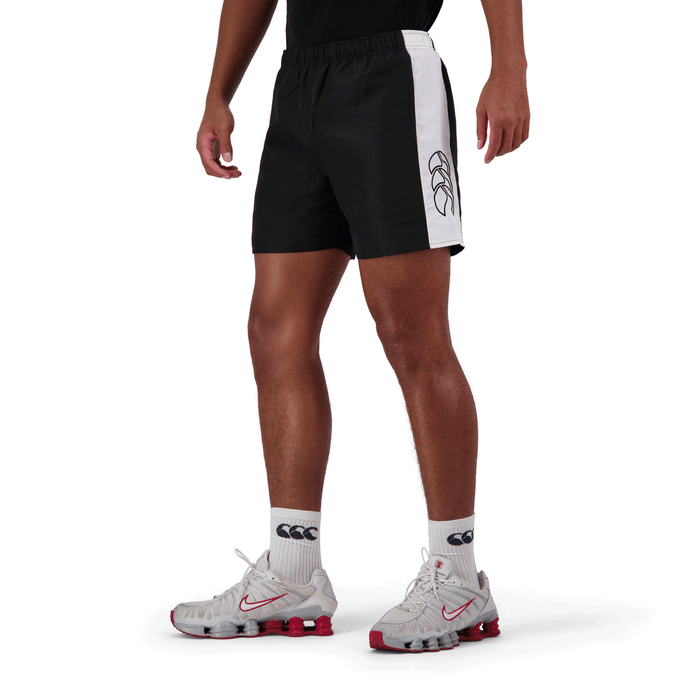 Mens Panelled Tactic Short Black