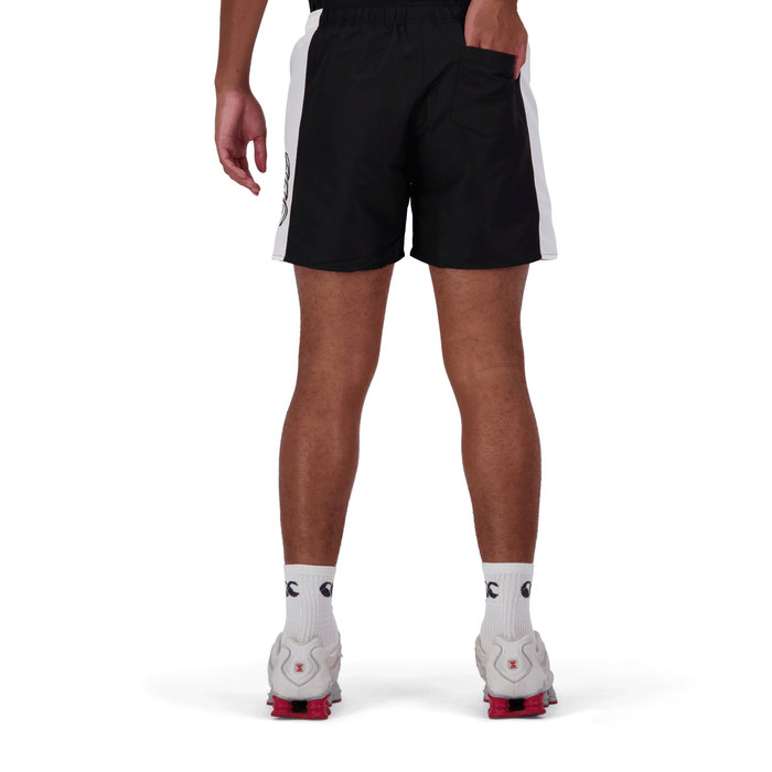 Mens Panelled Tactic Short Black