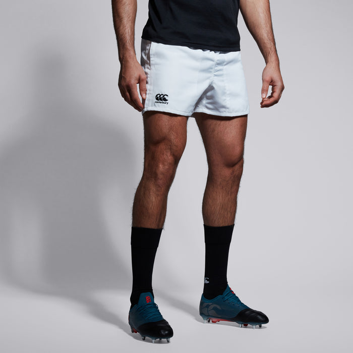 Mens Professional Polyester Short White