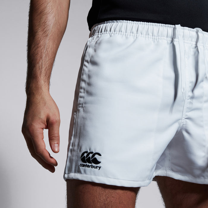 Mens Professional Polyester Short White