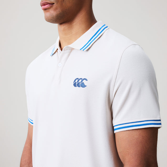 Mens Solid Pique Polo Shirt Grey