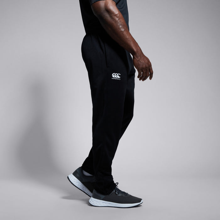 Mens Stretch Tapered Pant Black
