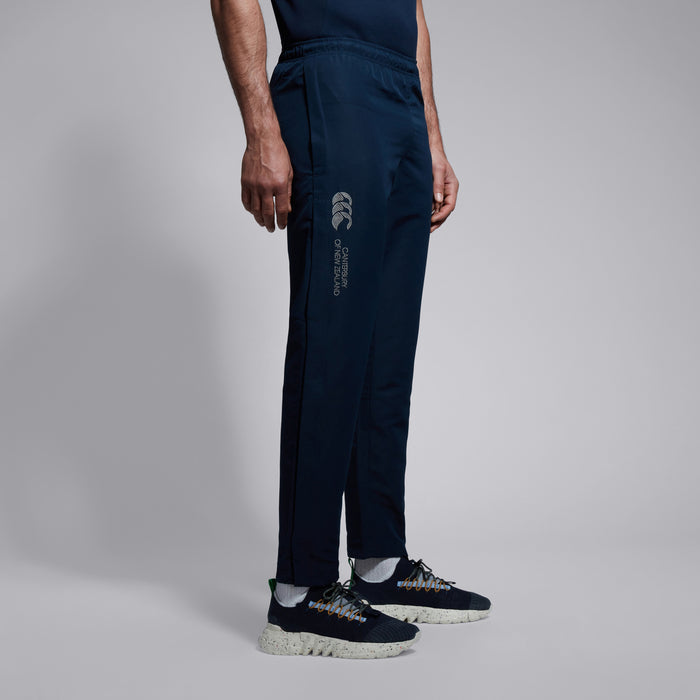 Mens Tapered Open Hem Stadium Pant Navy