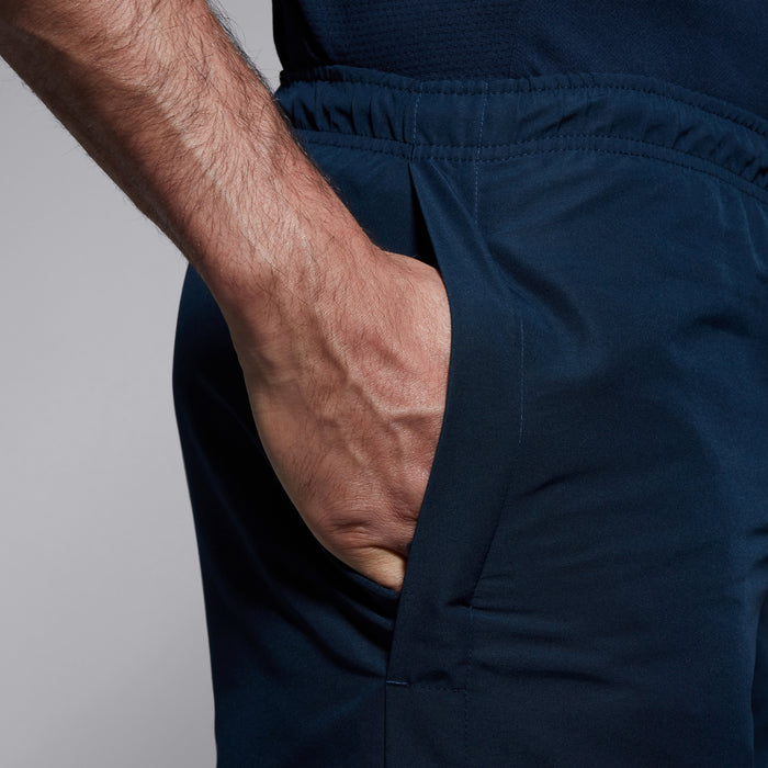Mens Tapered Open Hem Stadium Pant Navy
