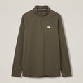 Mens Tempo+ 1/4 Zip Green