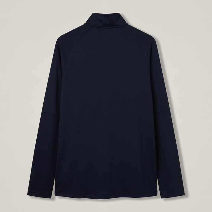 Mens Tempo 1/4 Zip Tee Navy