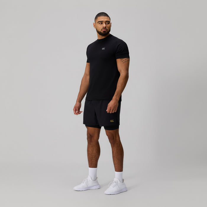 Mens Tempo 2-In-1 Short Black