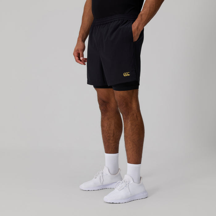 Mens Tempo 2-In-1 Short Black