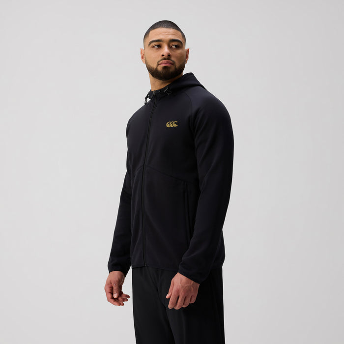 Mens Tempo+ Full-Zip Hoodie Black