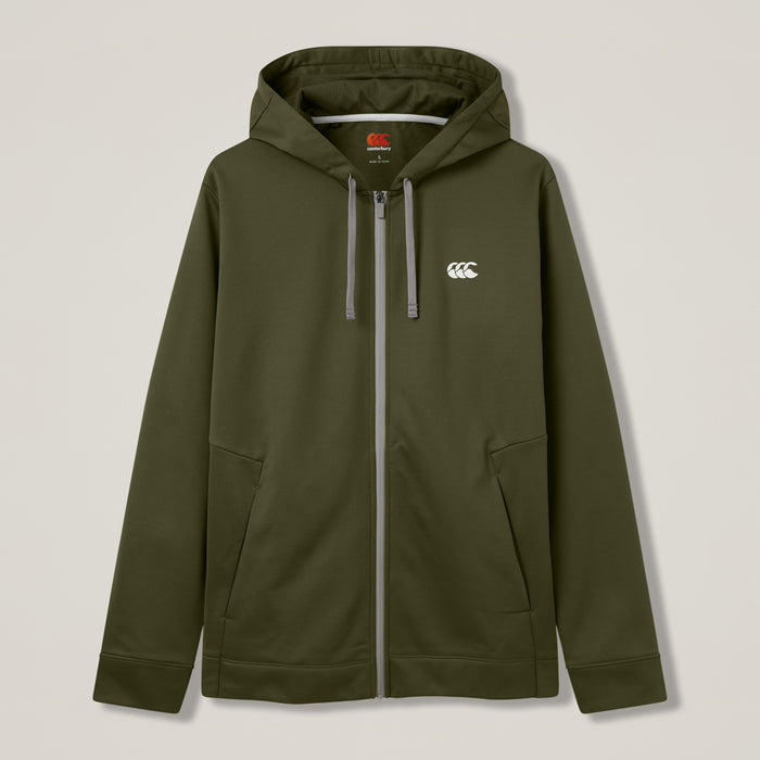 Mens Tempo+ Full-Zip Hoody Green