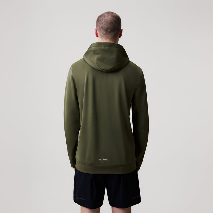 Mens Tempo+ Full-Zip Hoody Green