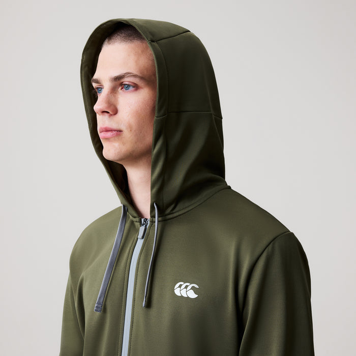 Mens Tempo+ Full-Zip Hoody Green