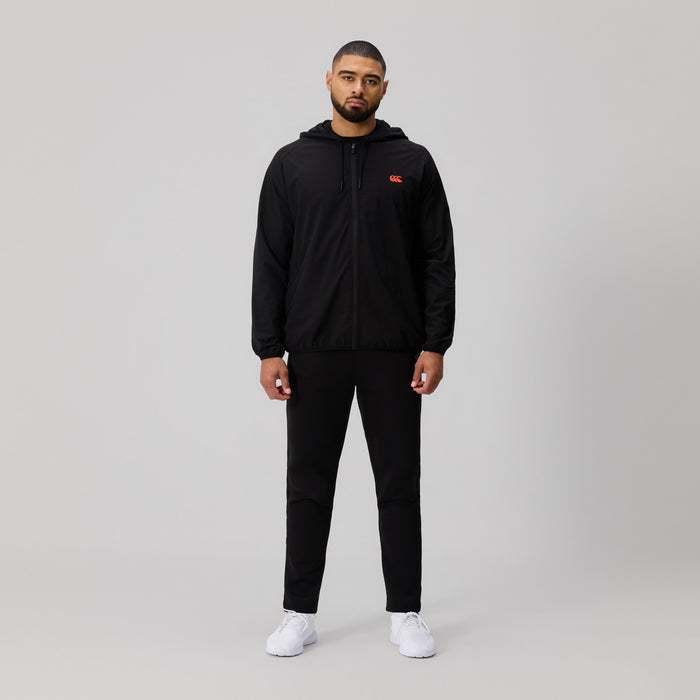 Mens Tempo+ Packaway Full Zip Jacket Black