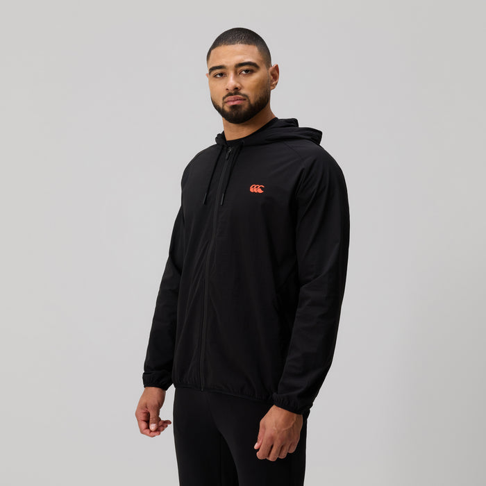 Mens Tempo+ Packaway Full Zip Jacket Black