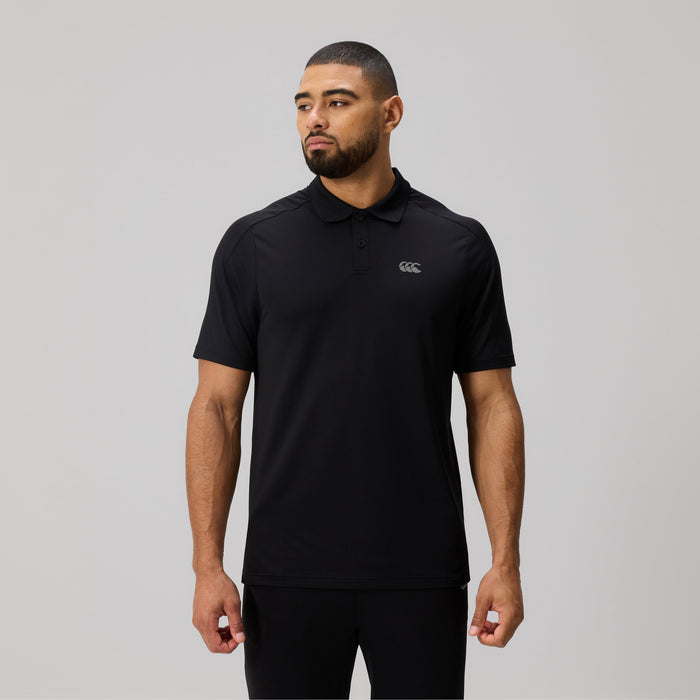 Mens Tempo Polo Shirt Black