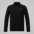 Mens Tempo Quarter-Zip Black