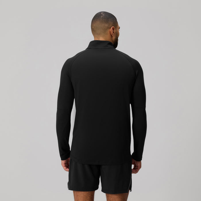 Mens Tempo Quarter-Zip Black