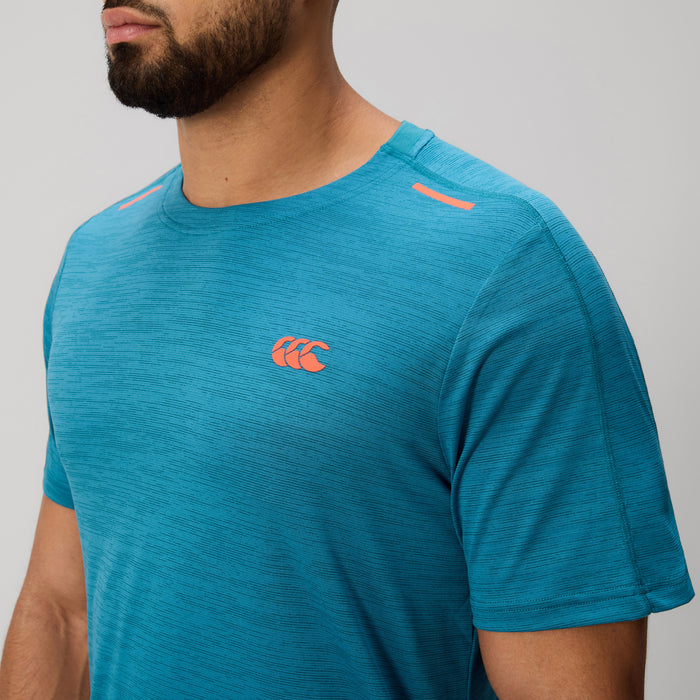 Mens Tempo+ Tee Blue