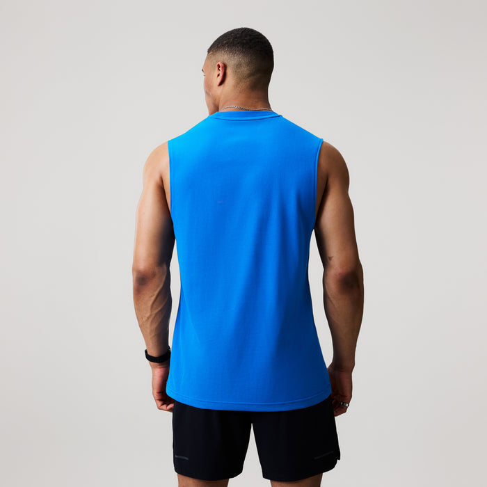 Mens Tempo+ Training Tank Blue