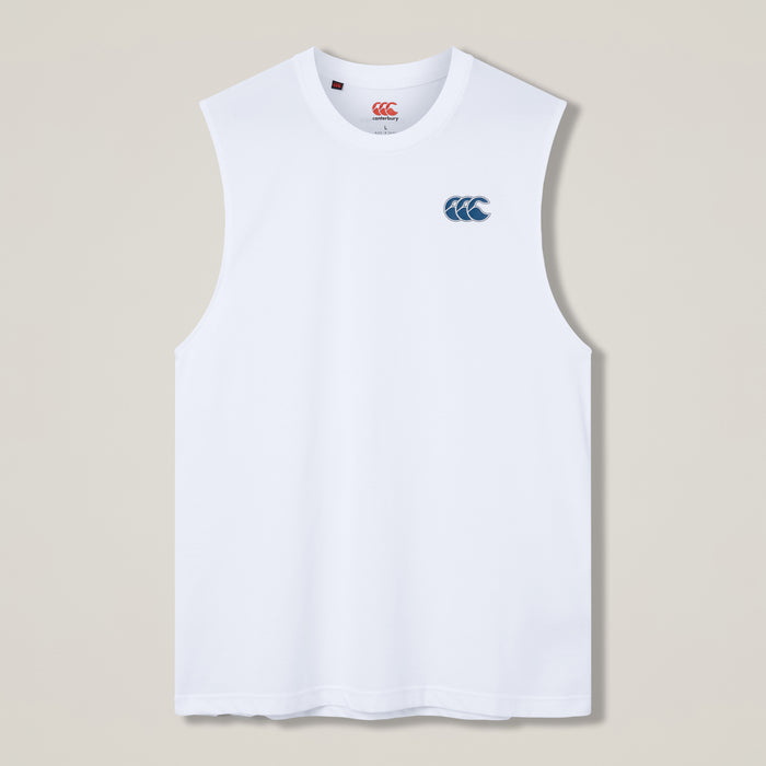 Mens Tempo+ Training Tank White