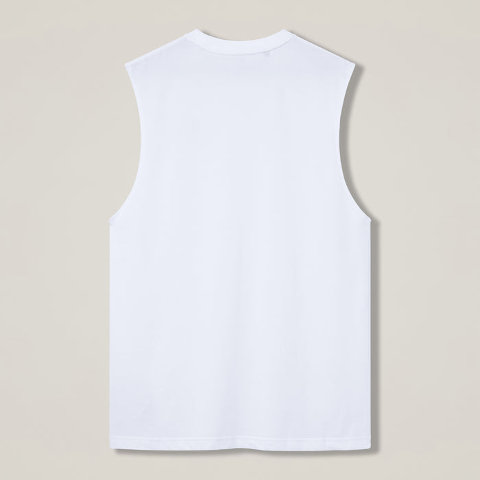 Mens Tempo+ Training Tank White