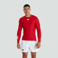Mens Thermoreg Long Sleeved Top Red