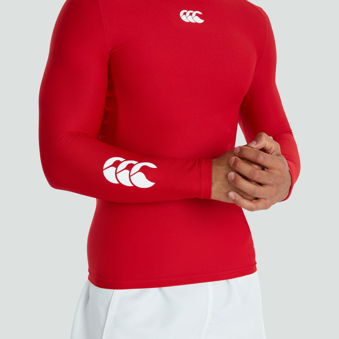 Mens Thermoreg Long Sleeved Top Red
