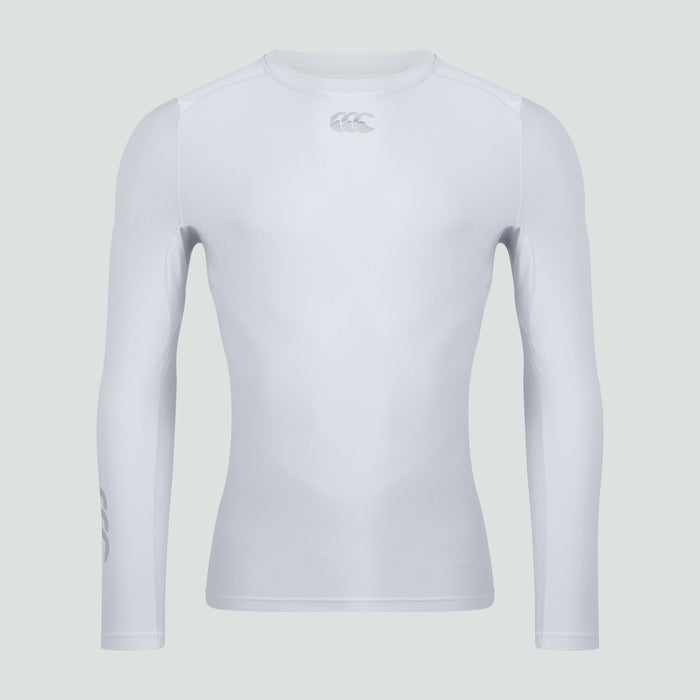 Mens Thermoreg Long Sleeved Top White