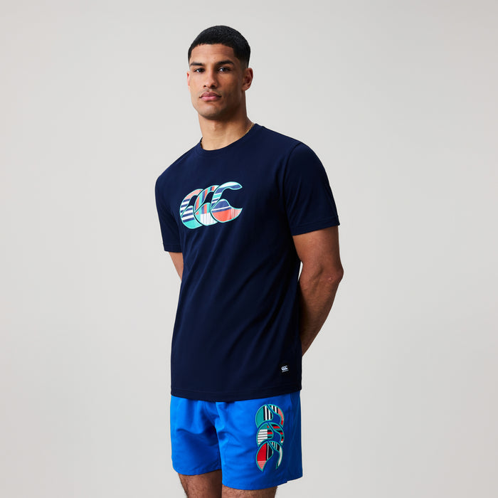 Mens Uglies Logo Tee Navy