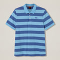 Mens Yarn Stripe Polo Shirt Assorted