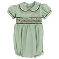 Mistletoe Geometric - Girls Bubble Short