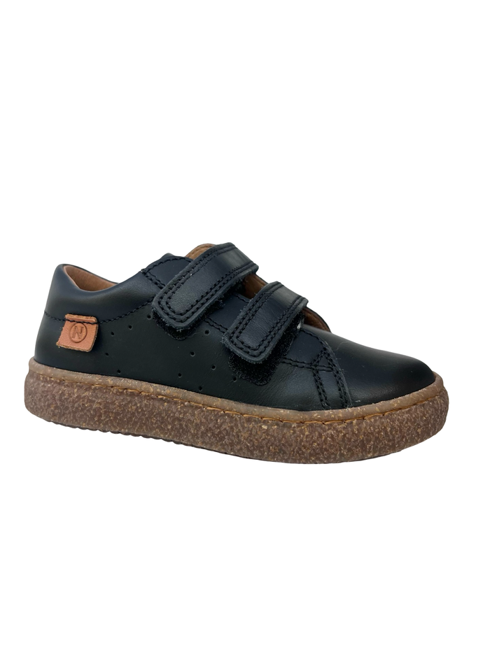 Naturino Black Double Velcro Sneaker - Carex