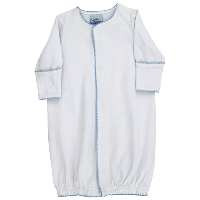 Newborn Sac - Blue Knit
