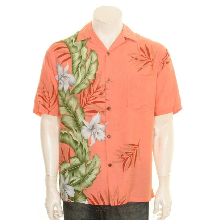 Orchid Panel Men's Aloha Shirt