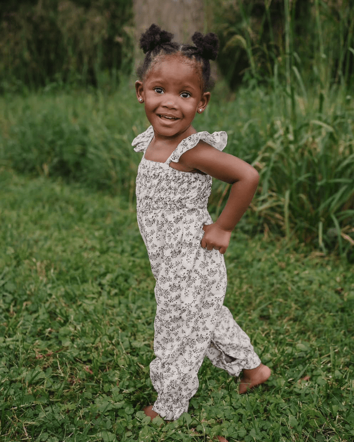 Paisley Smocked Jumpsuit - Antique Rosette product_type - Bailey's Blossoms