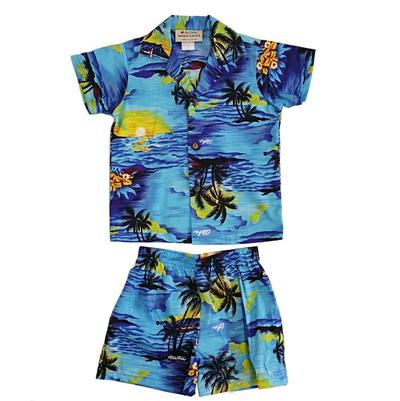 Palm Tree Boy's Cabana Set