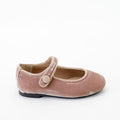 Papanatas Old Rose Velvet Mary Jane