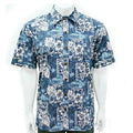 Pastel Hibiscus Reverse Print Aloha Shirt H73379